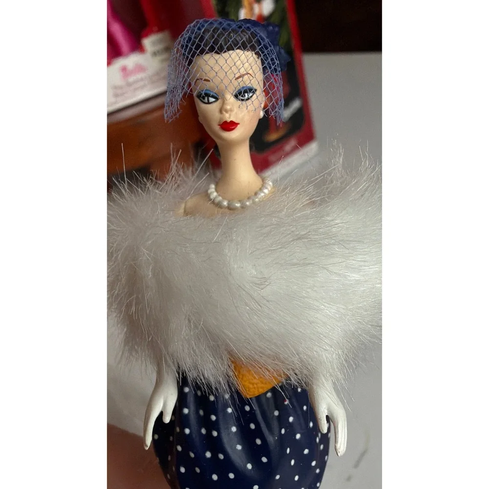 Vintage Hallmark Barbie Keepsake Ornament Lot 3Gay Parisienne Russian Red Carpet